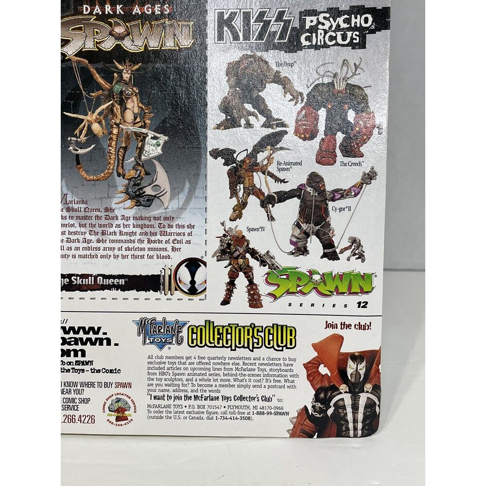 McFarlane Spawn Dark Ages Series 11 The Skull Queen Action‎ Figure NIB 1998 - Picture 5 of 14